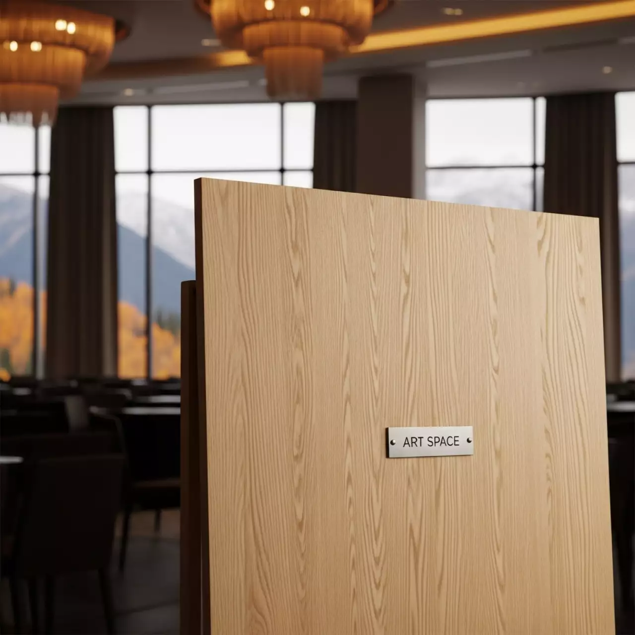 Аренда Доска большая деревянная в Golden Tulip Rosa Khutor — ART SPACE