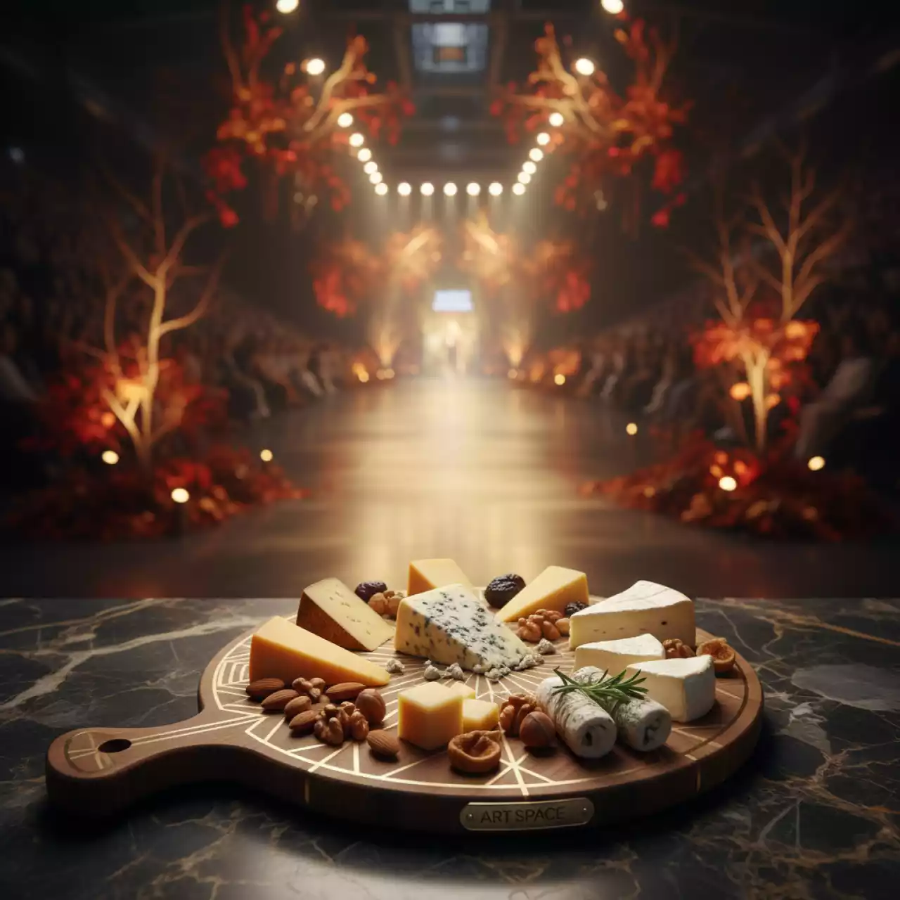 Аренда Доска для сыра с ручкой 30 см в ледовом дворце «Большой» — ART SPACE