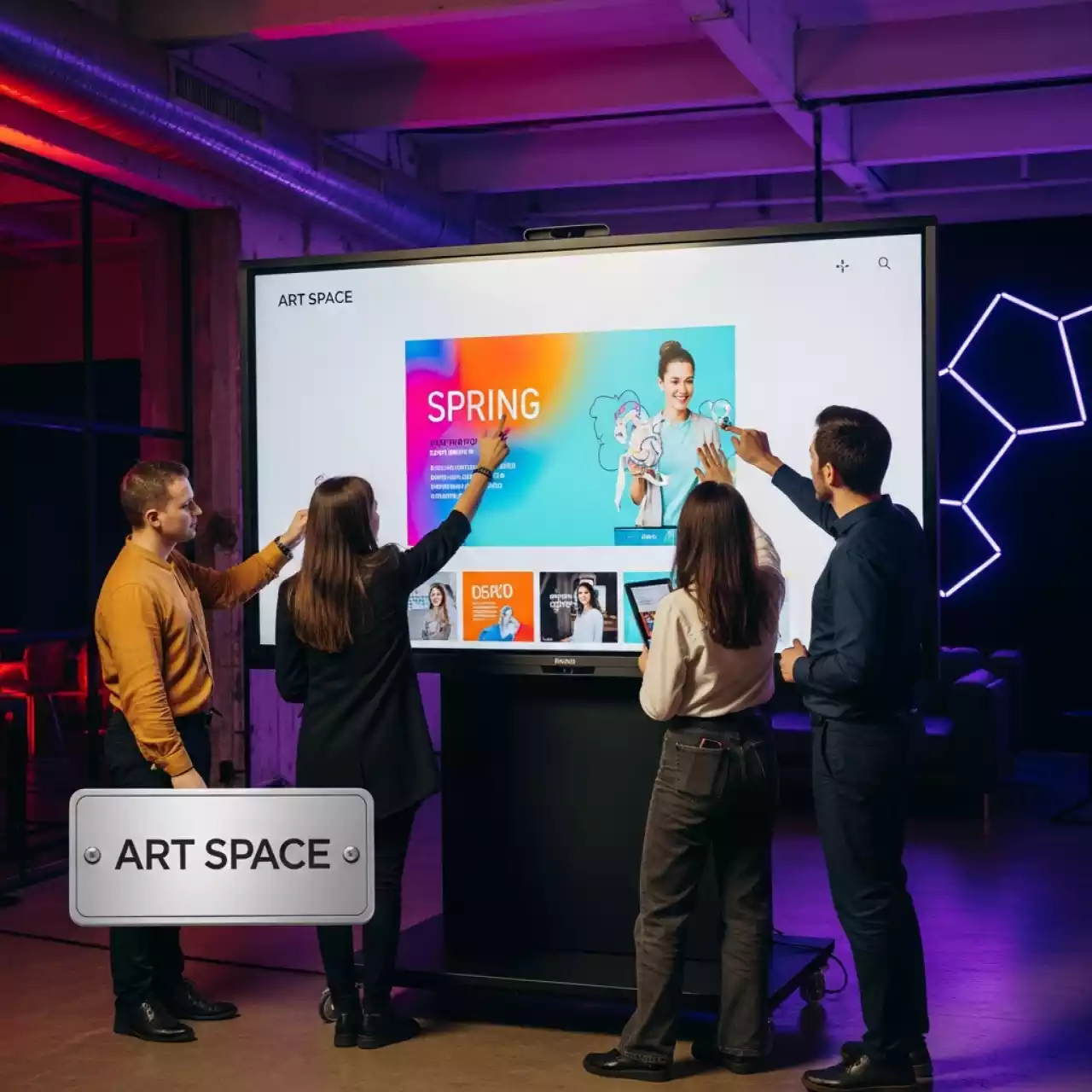 Аренда Доска интерактивная 78 ActivBoard Touch 10 касаний ActivInspire в отеле «Звездный» — ART SPACE