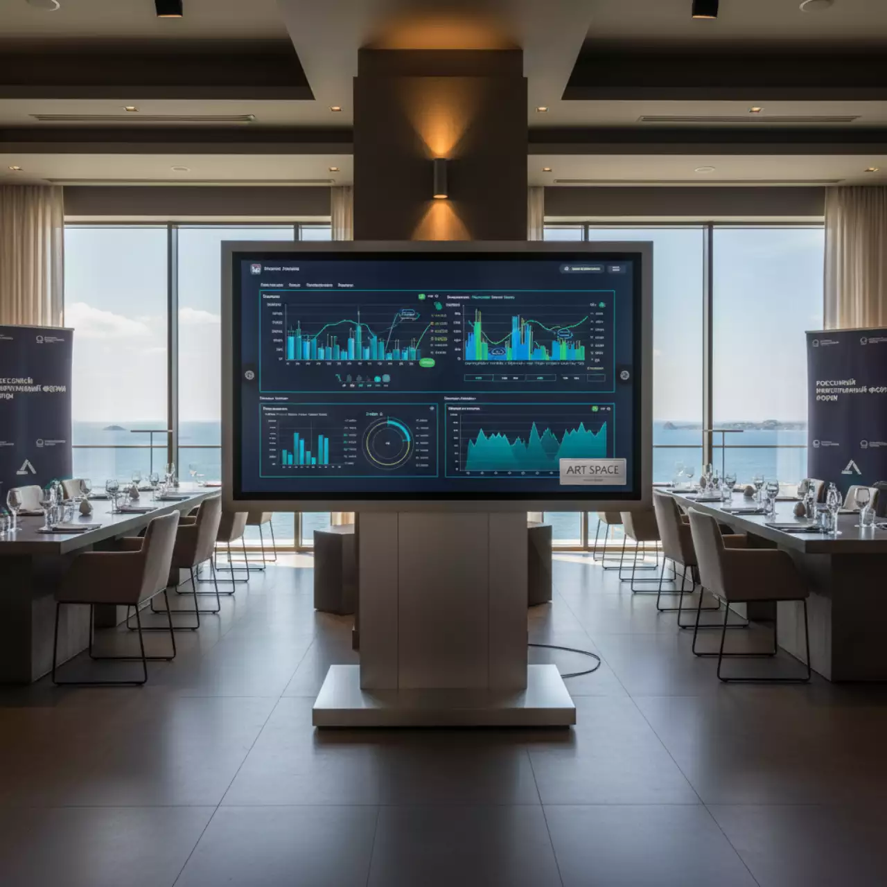 Аренда Доска интерактивная Classic Solution CS IR 96Ts в ресторане «Паруса» — ART SPACE