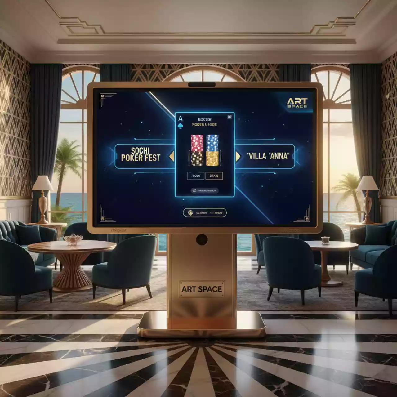 Аренда Доска интерактивная Classic Solution Dual Touch V66 на вилле «Анна» — ART SPACE