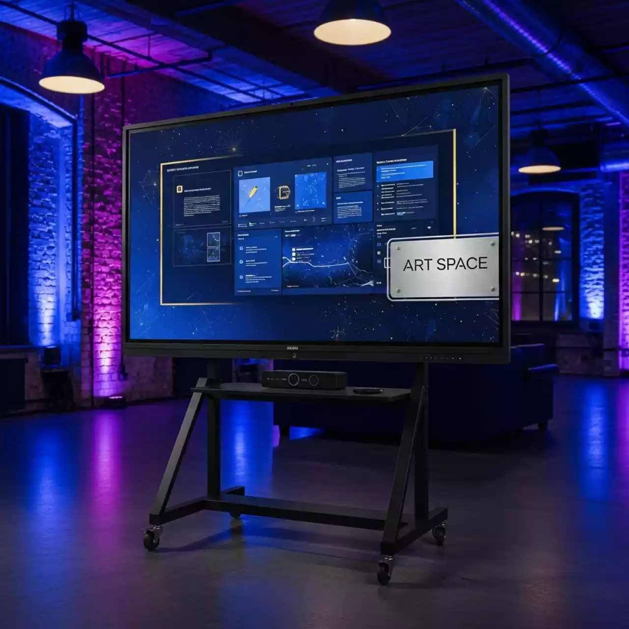 Аренда Доска интерактивная Classic Solution Dual Touch V83 Поляна 1389 Отель и Спа — ART SPACE