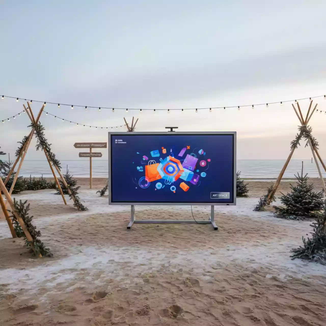 Аренда Доска интерактивная DonView DI 107IWD ZH03PA на пляже «Ривьера» — ART SPACE