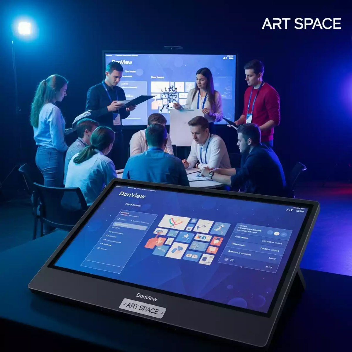 Аренда Доска интерактивная DonView DI 127IWD ZH03PA в Grand Karat Sochi — ART SPACE