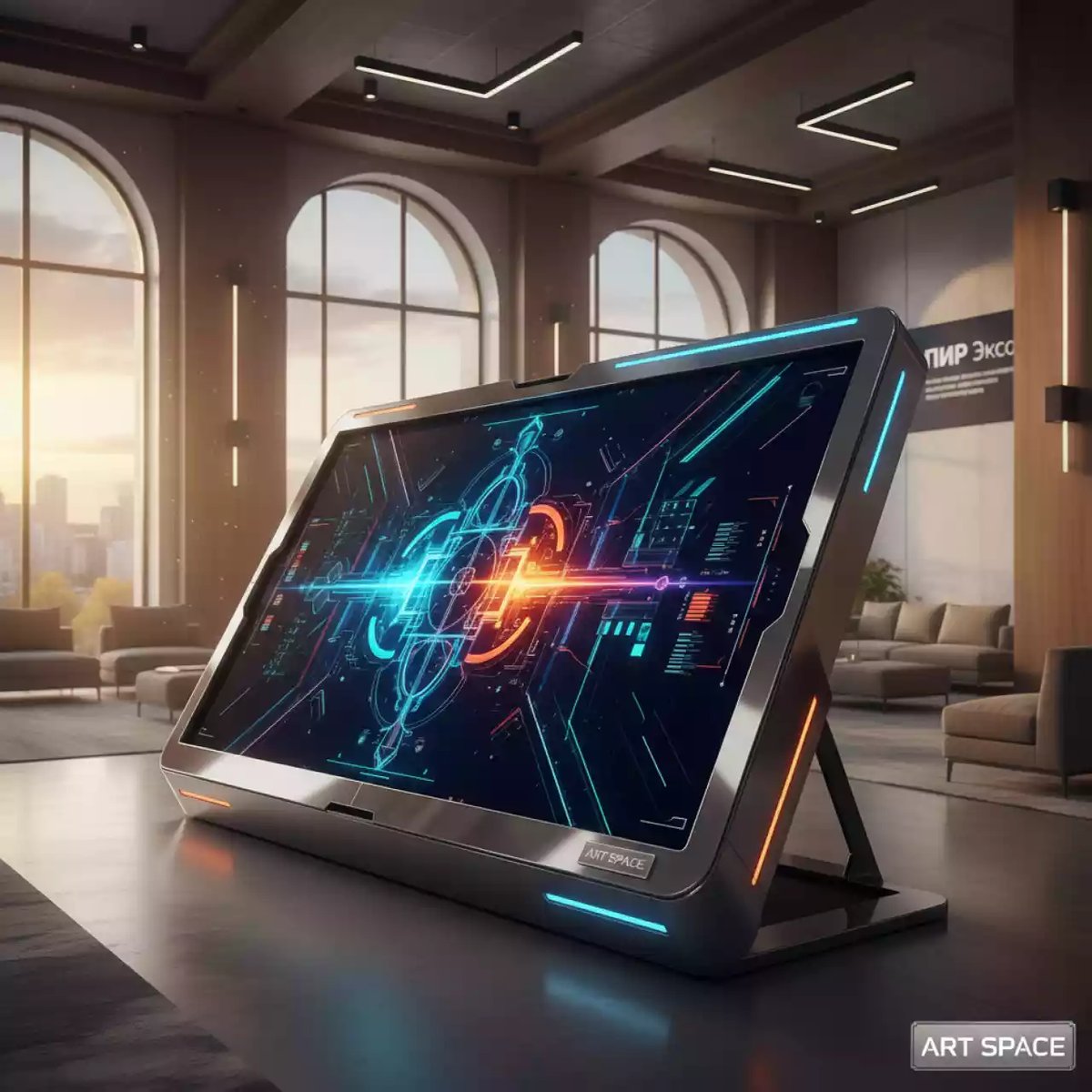 Аренда Доска интерактивная РСД 82 дюйма в каркасе для панели в конгресс-холле отеля Жемчужина — ART SPACE