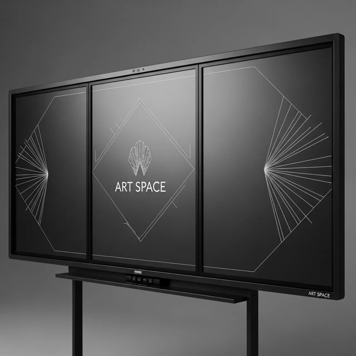 Аренда Доска интерактивная трехсегментная Proptimax 83 в ледовом дворце «Большой» — ART SPACE