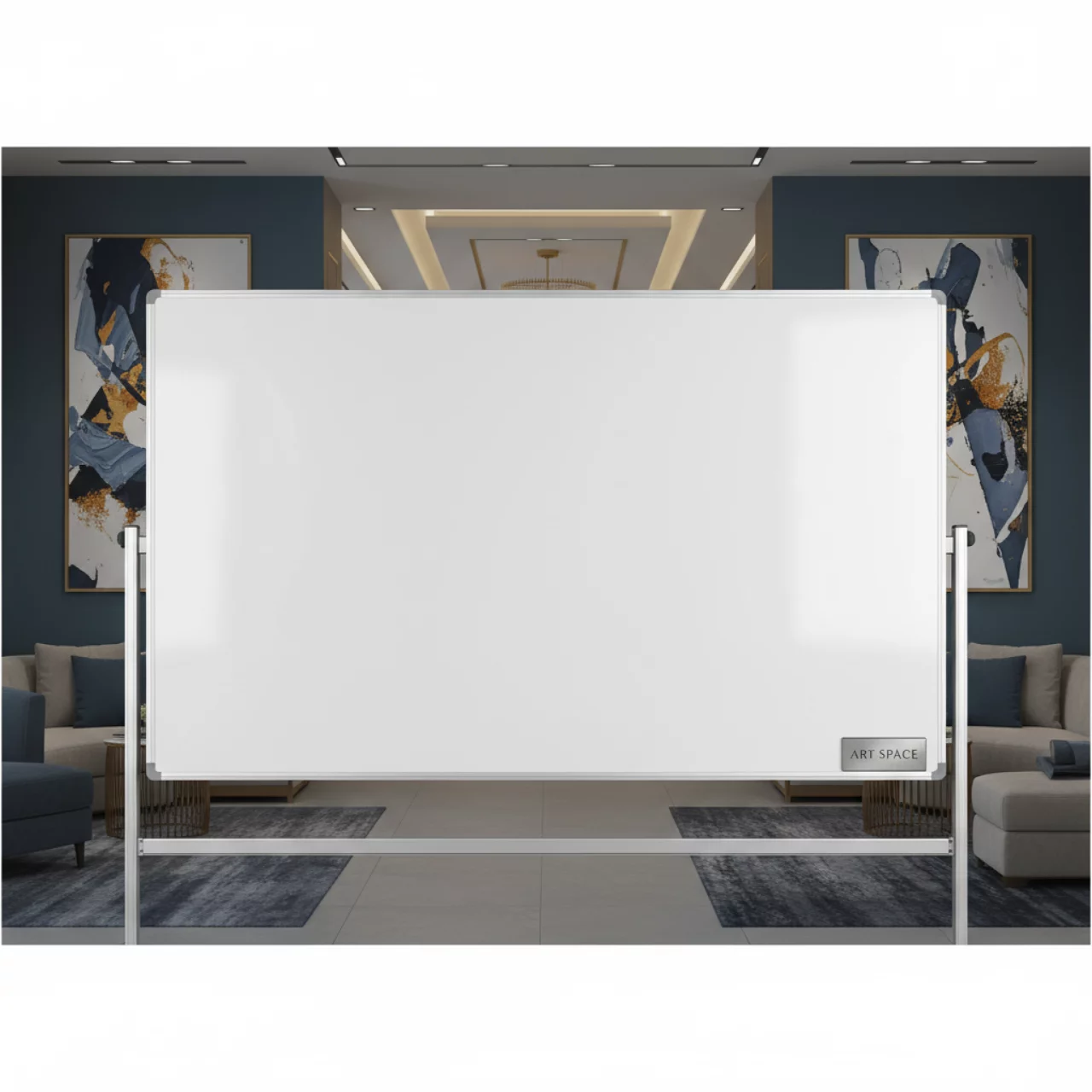 Аренда Доска магнитно маркерная Magnetoplan 180х100 см в раме ferroscript в Novotel Resort — ART SPACE