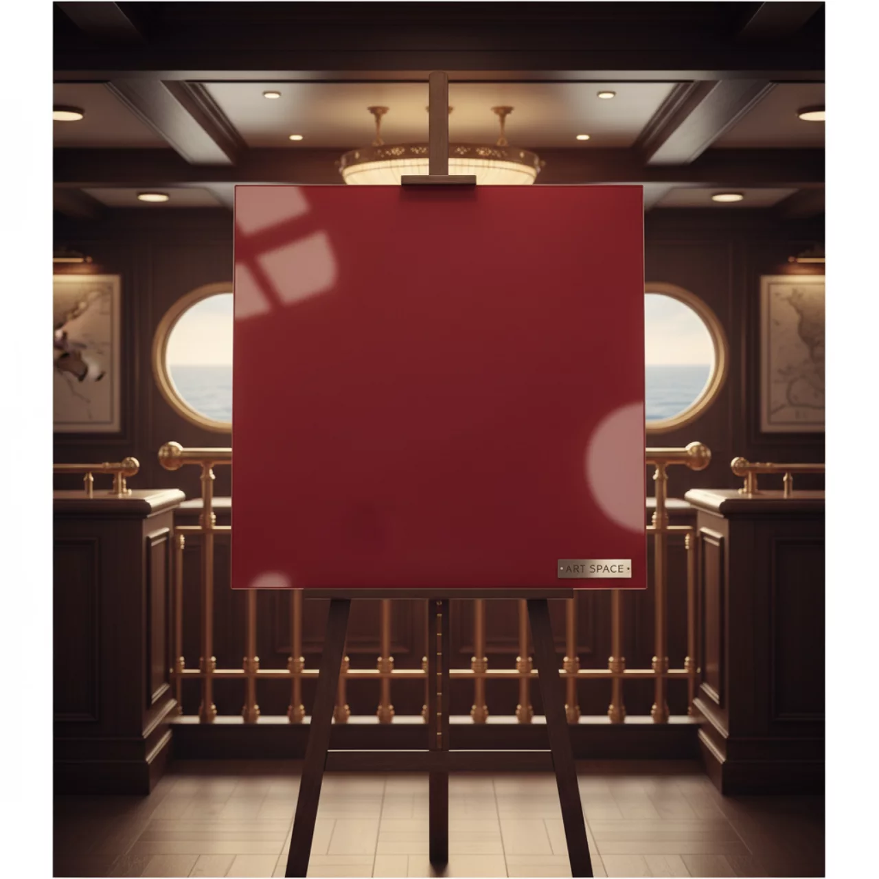 Аренда Доска магнитно маркерная стеклянная Brauberg 45х45 см красная на теплоходе «Дагомыс» — ART SPACE