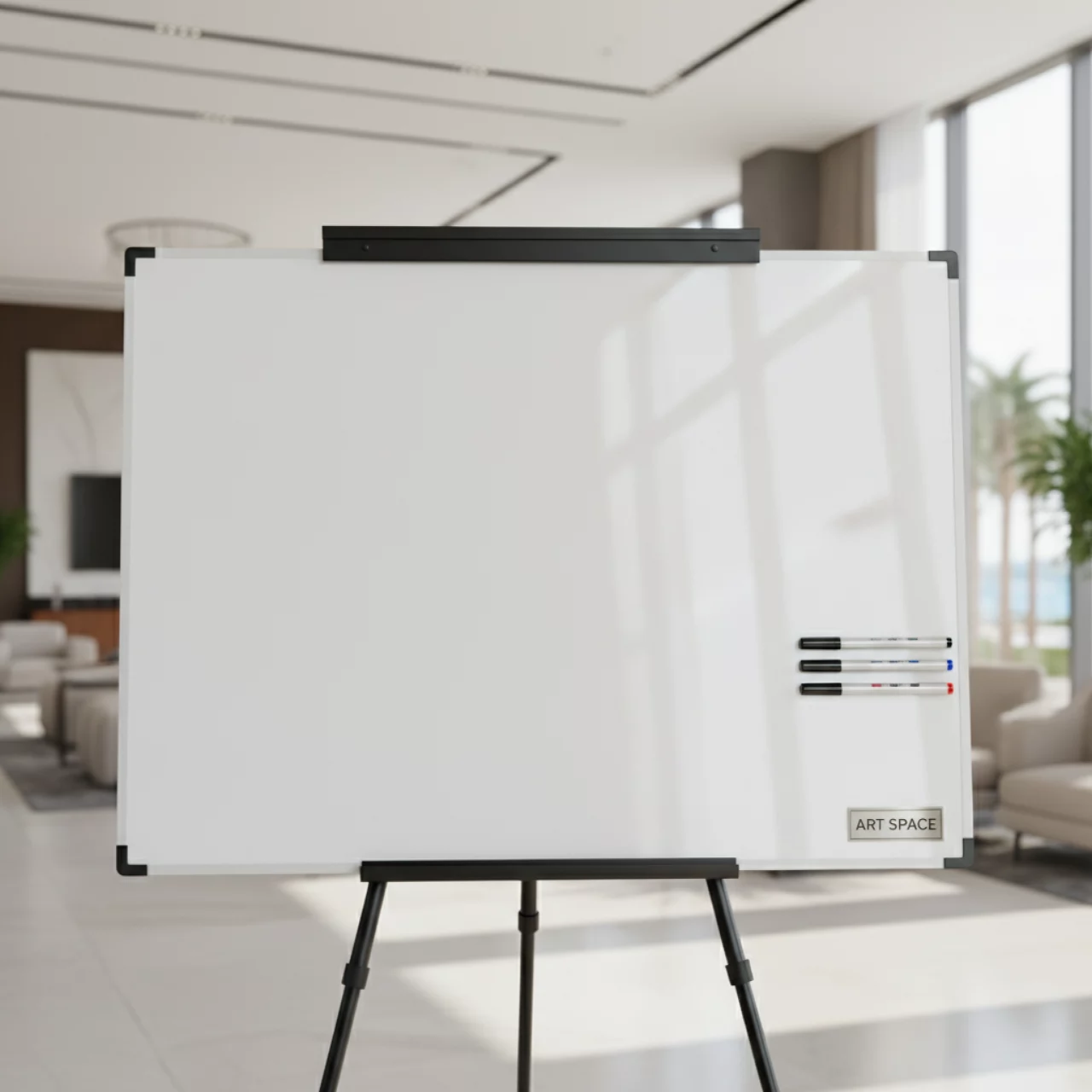 Аренда Доска магнитно маркерная стеклянная Brauberg 45х60 см белая 3 магнита в Сочи Парк Отеле — ART SPACE