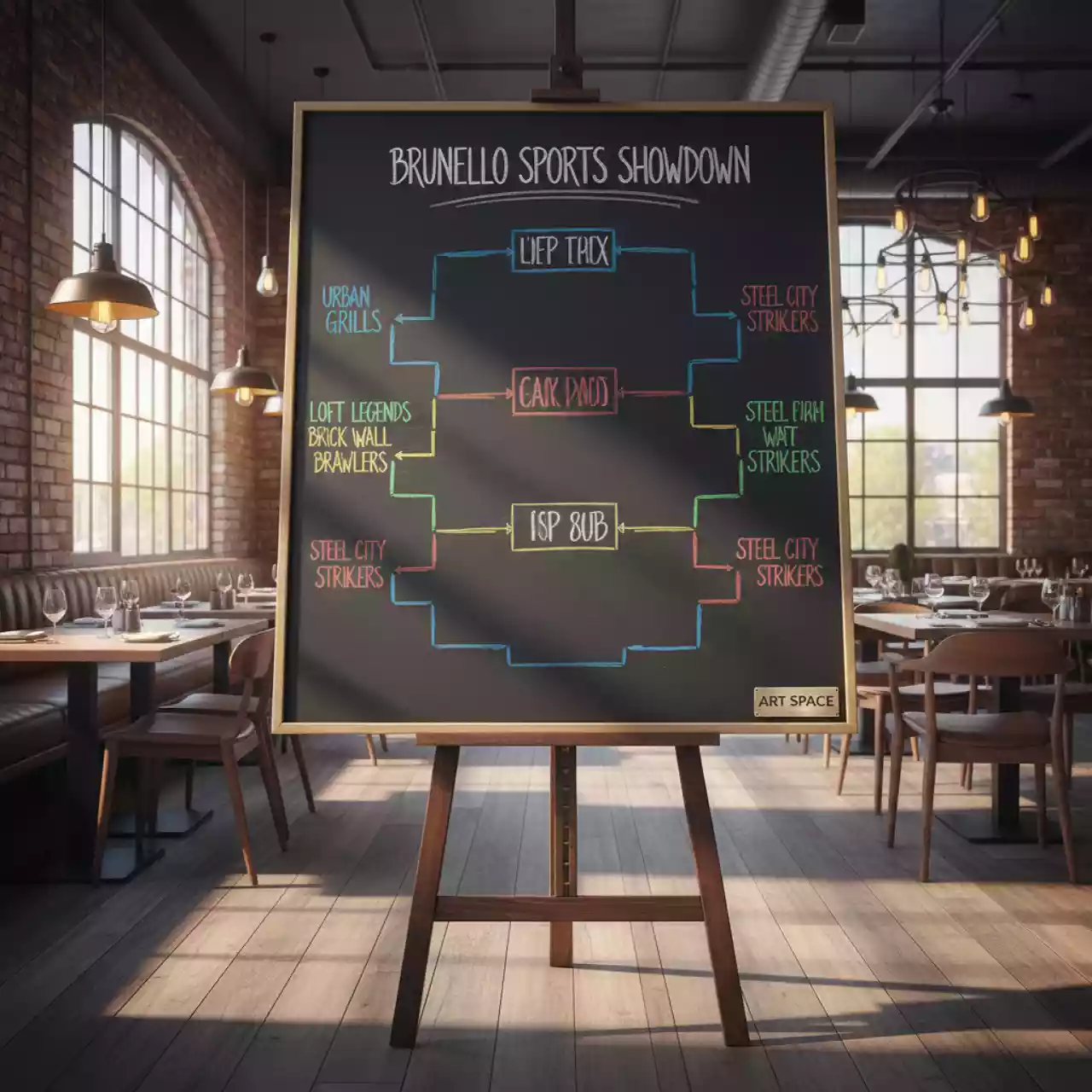 Аренда Доска меловая GBG SMeB 90х120 см в ресторане «Brunello» — ART SPACE