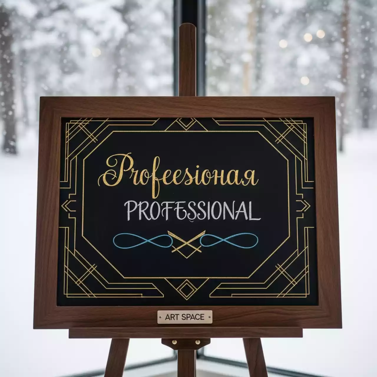 Аренда Доска меловая малая R4E 00186 в этно-парке «Моя Россия» — ART SPACE