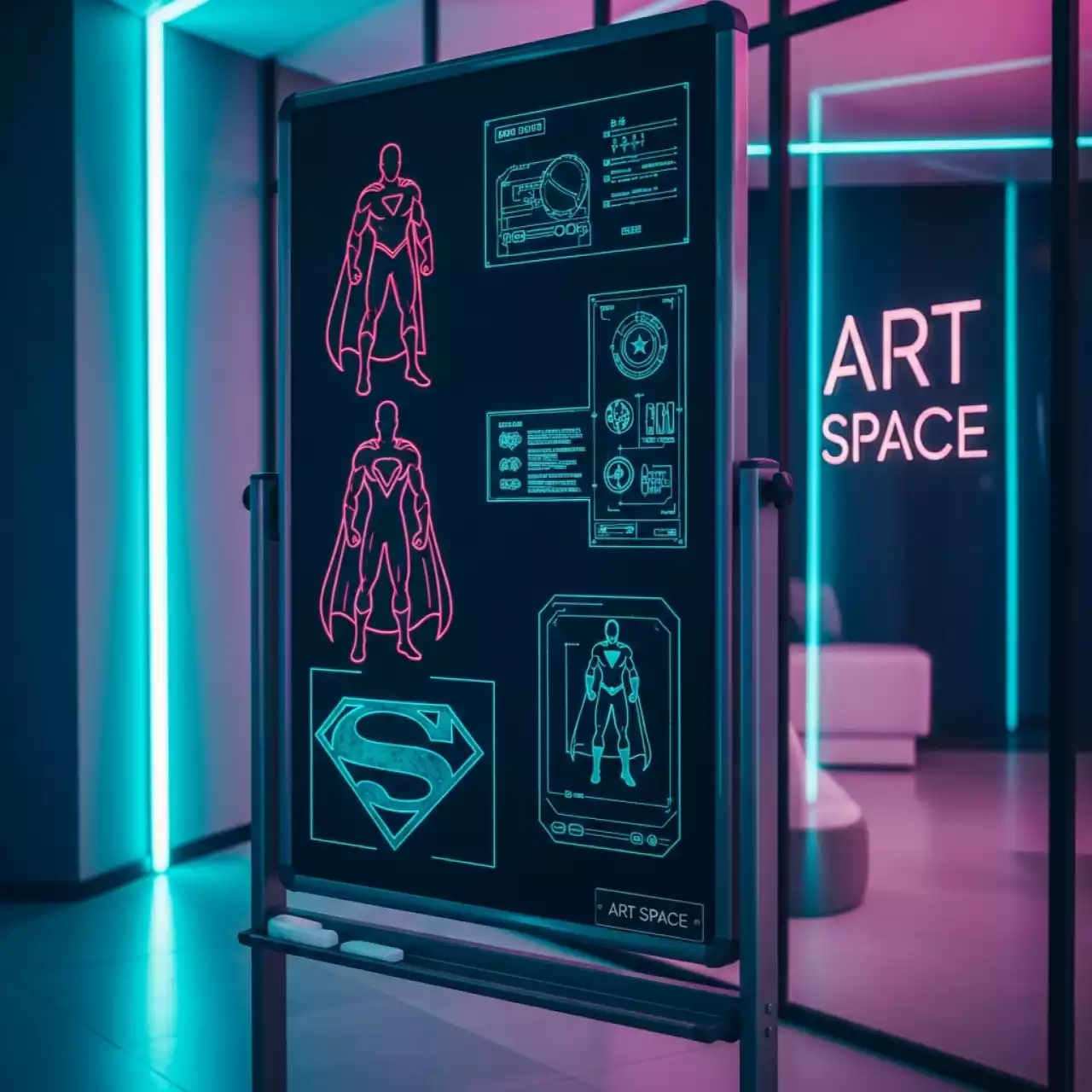 Аренда Доска меловая TKA129 120х90 см в Karat Resort — ART SPACE