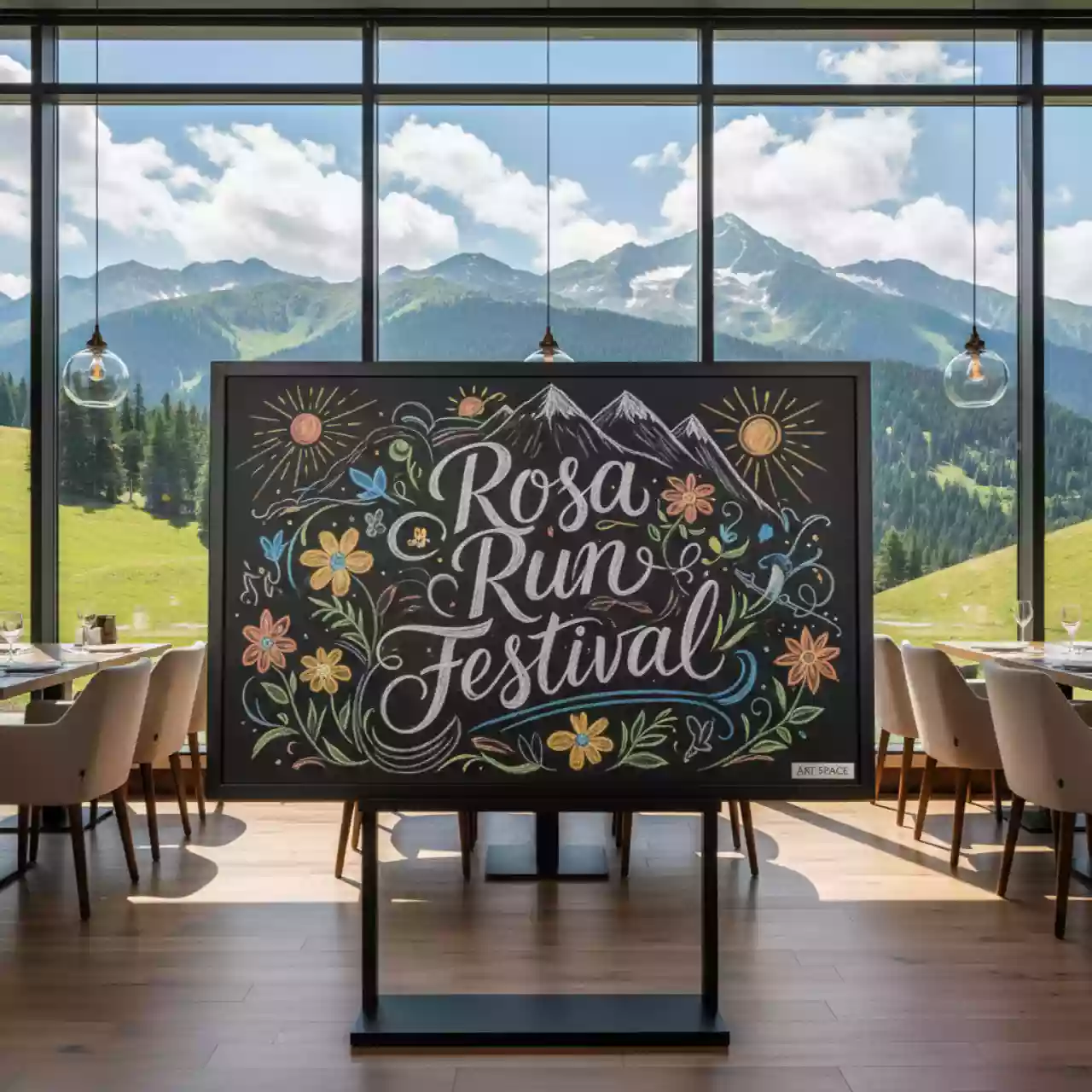 Аренда Доска меловая TKA1510 150х100 см в ресторане «Паруса» — ART SPACE