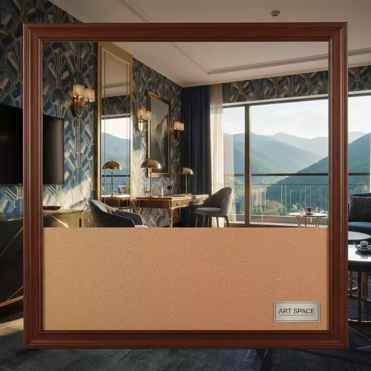 Аренда Доска пробковая GBG W 90х120 см в Поляна 1389 Отель и Спа — ART SPACE