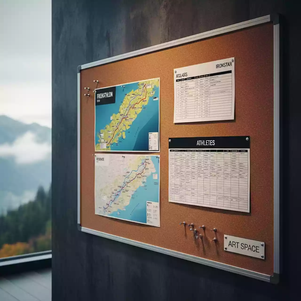 Аренда Доска пробковая TC456 60х45 см в Sochi Marriott Krasnaya Polyana — ART SPACE