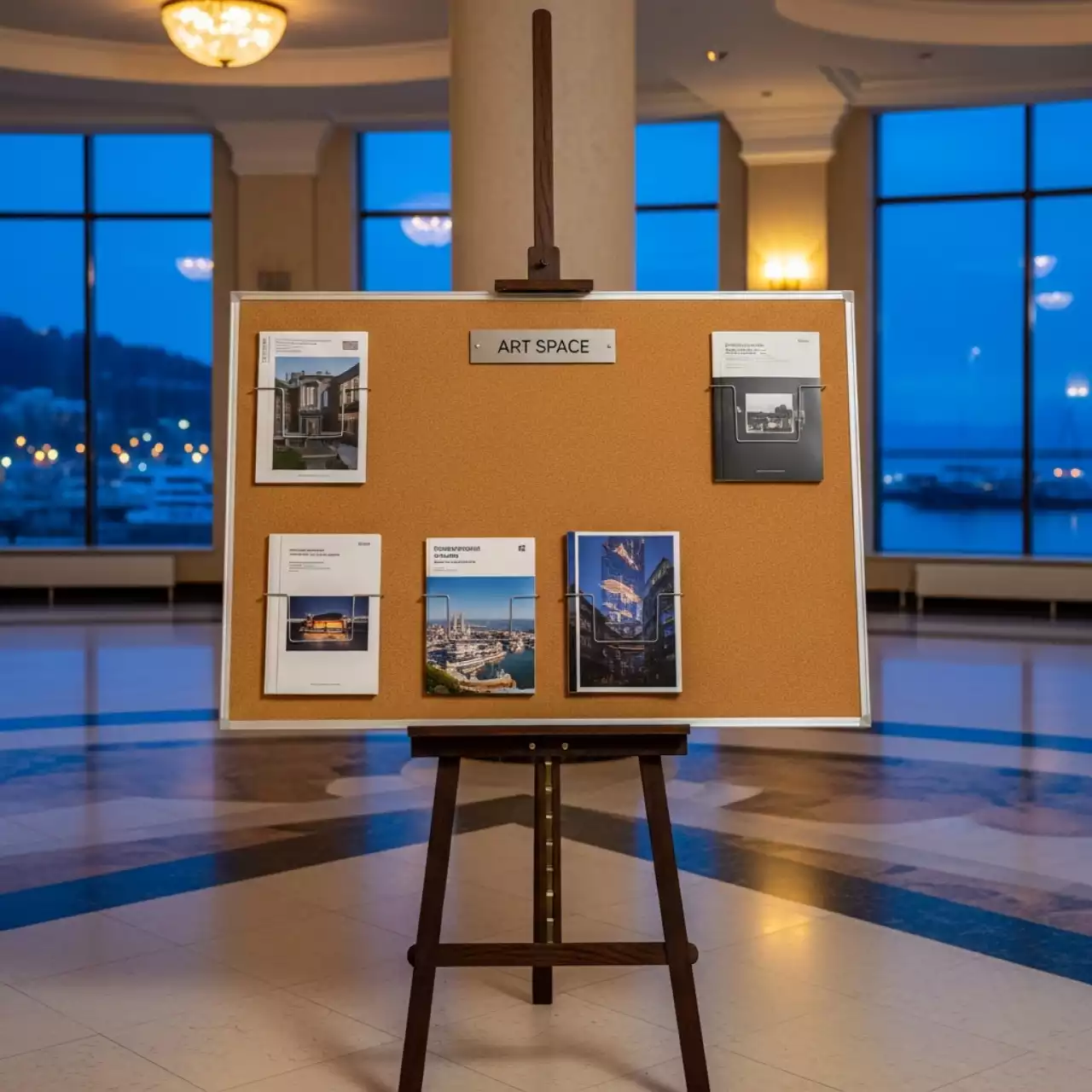 Аренда Доска пробковая TCA129 120х90 см на территории Морпорта Сочи — ART SPACE