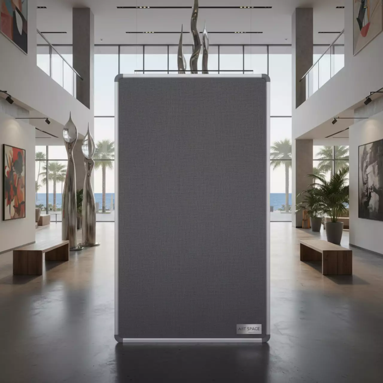 Аренда Доска текстильная 2x3 TTA1510 Grey 150х100 в Imeretinskiy Hotel — ART SPACE