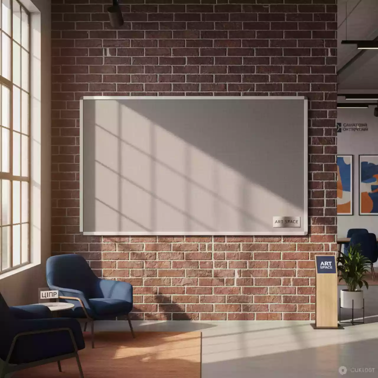 Аренда Доска текстильная Magnetoplan 150x100 в санатории «Октябрьский» — ART SPACE