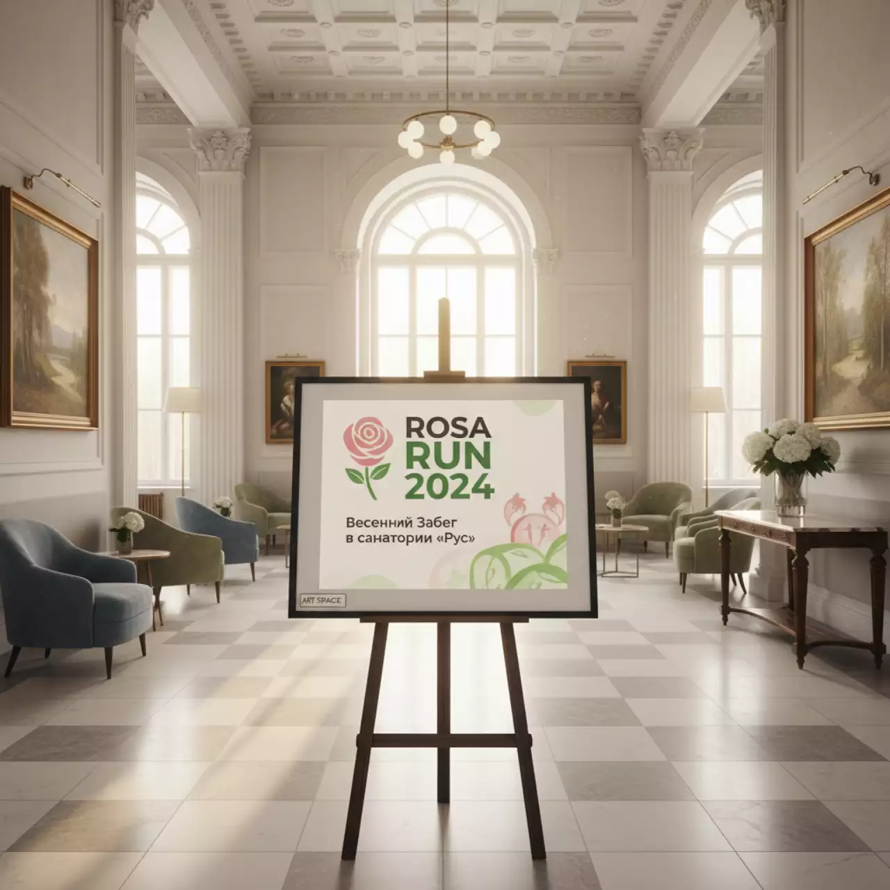 Аренда Доска текстильная Magnetoplan 60x45 в санатории «Русь» — ART SPACE