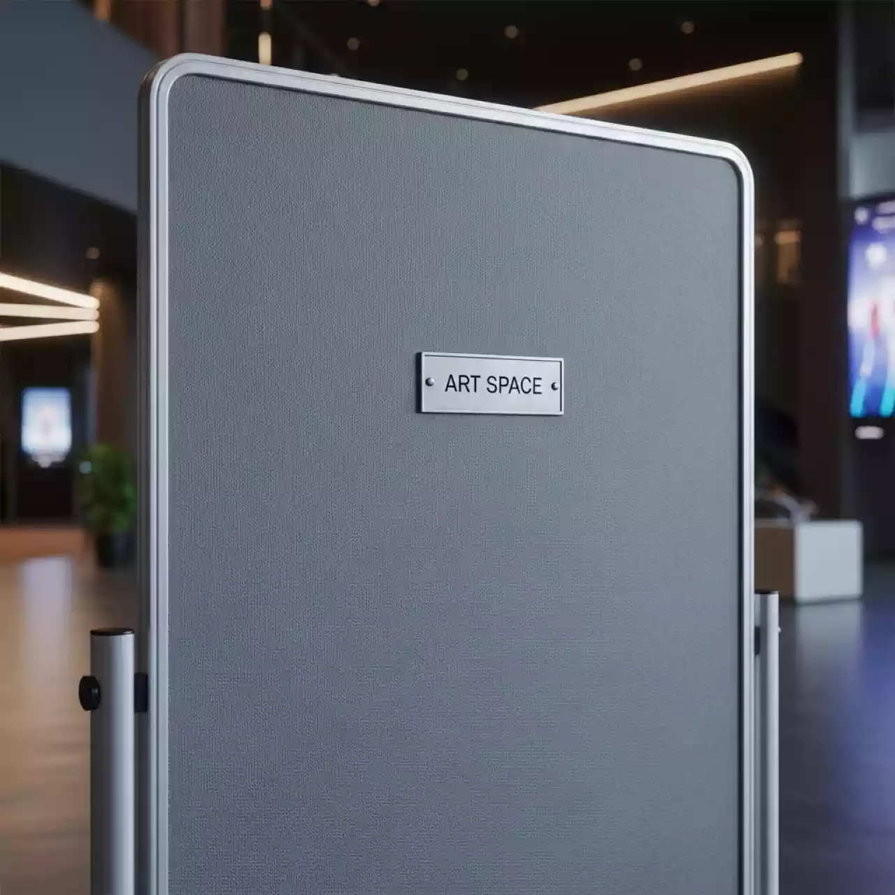 Аренда Доска текстильная TTA1218 GREY 180x120 в Alpha Sirius — ART SPACE