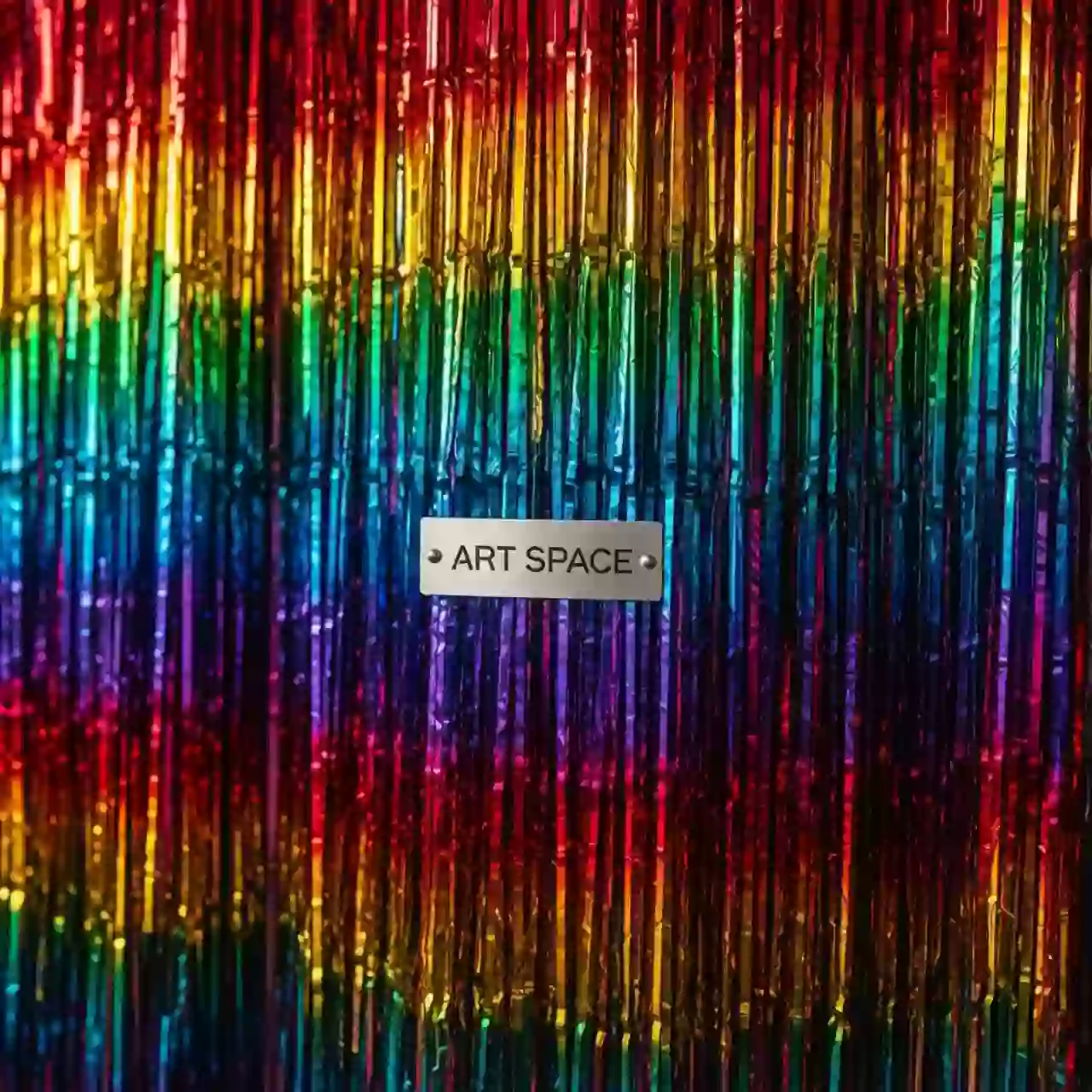 Аренда Дождик полипропиленовый радужный новогодний на Сочи Автодроме — ART SPACE