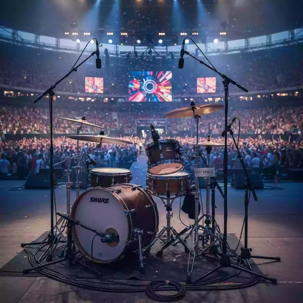 Аренда Драм сет Shure Beta 9 микрофонов для ударной установки в Omega Sirius — ART SPACE