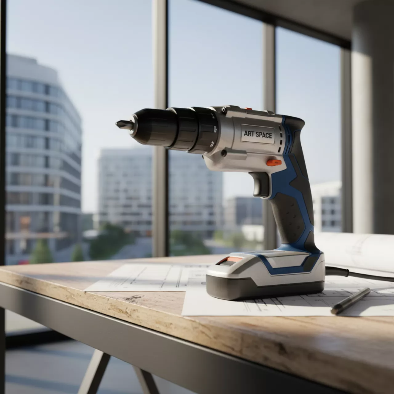 Аренда Дрель шуруповерт сетевая Hanskonner HID 2145P 450 Вт в Radisson Blu Resort & Congress Centre — ART SPACE