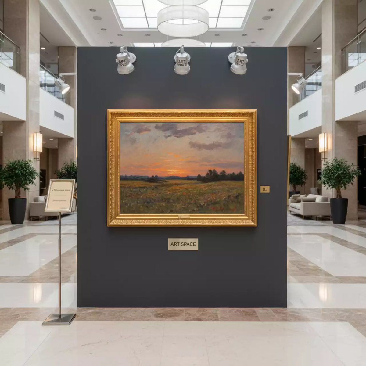 Аренда Дубовской Николай 03 в Mövenpick Hotel — ART SPACE