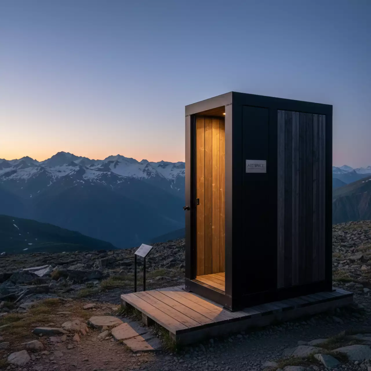 Аренда Душ уличный на площадке Rosa Peak (2320м) — ART SPACE