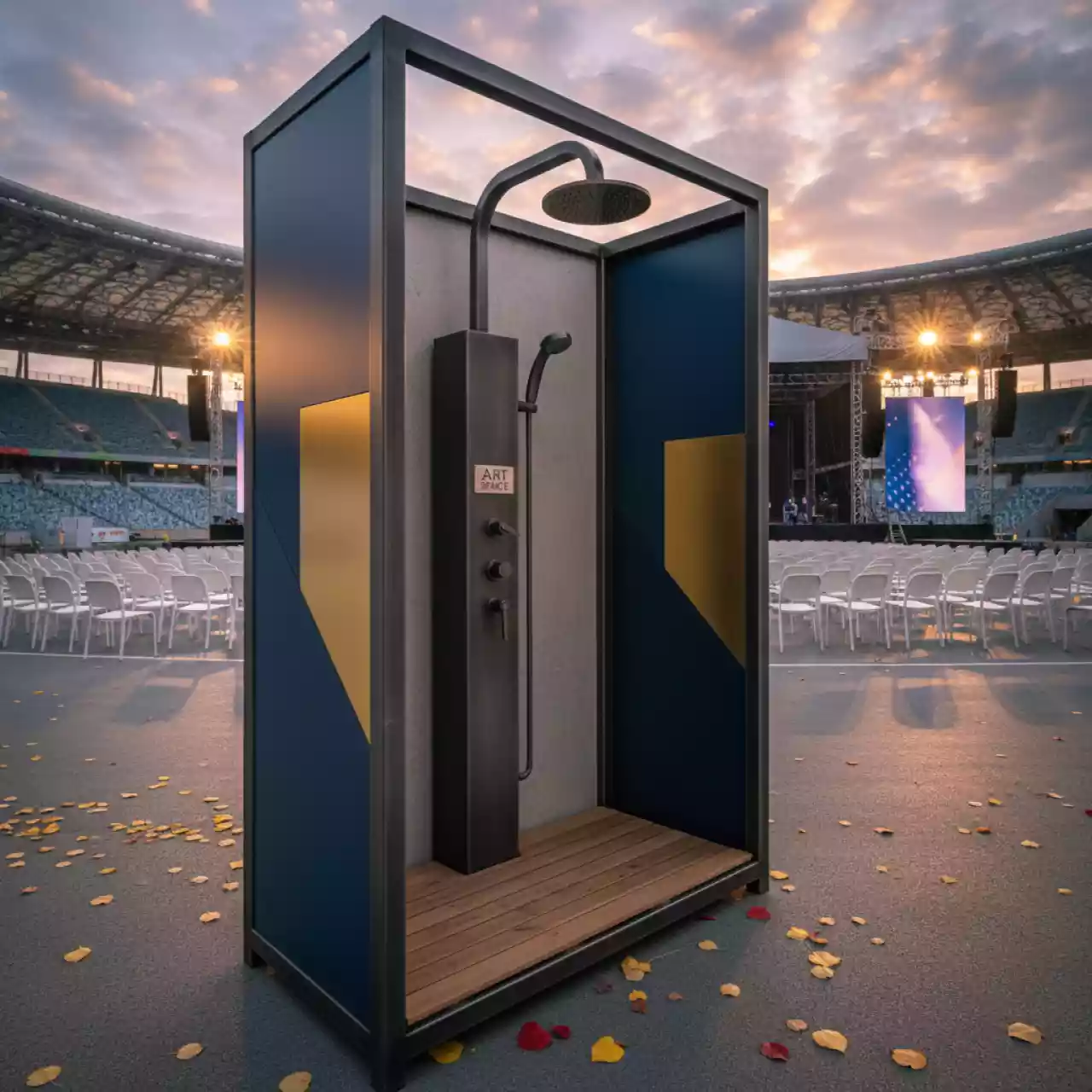 Аренда Душ уличный Quick Q125 на арене «Фишт» — ART SPACE