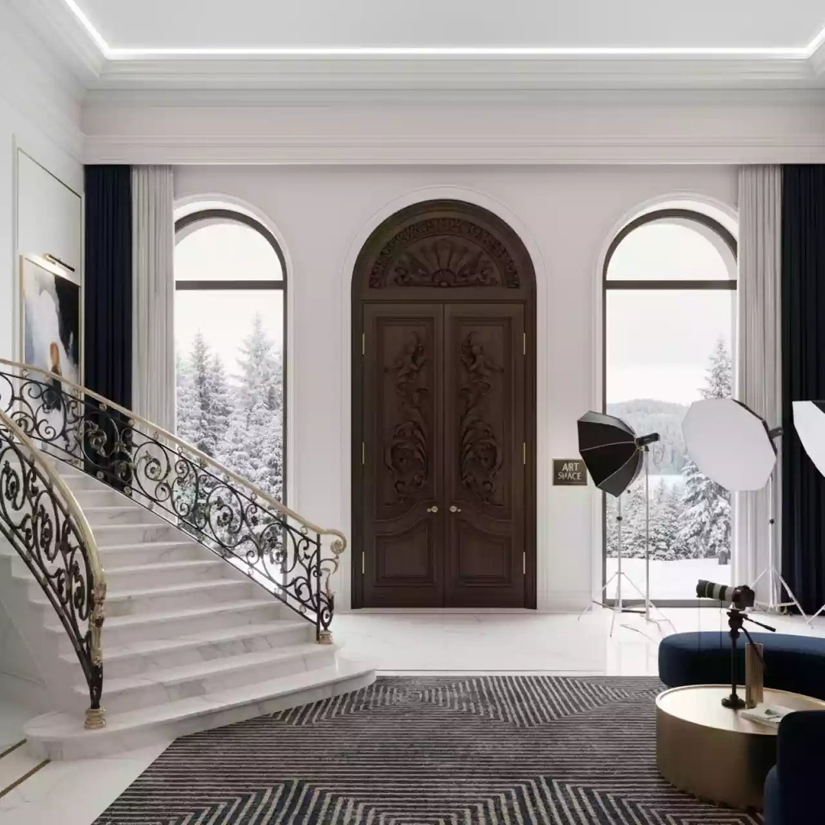 Аренда Двери лестницы окна на вилле «Анна» — ART SPACE