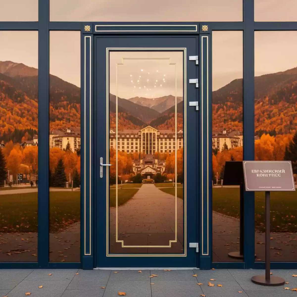Аренда Двери одностворчатые для шатра в Golden Tulip Rosa Khutor — ART SPACE