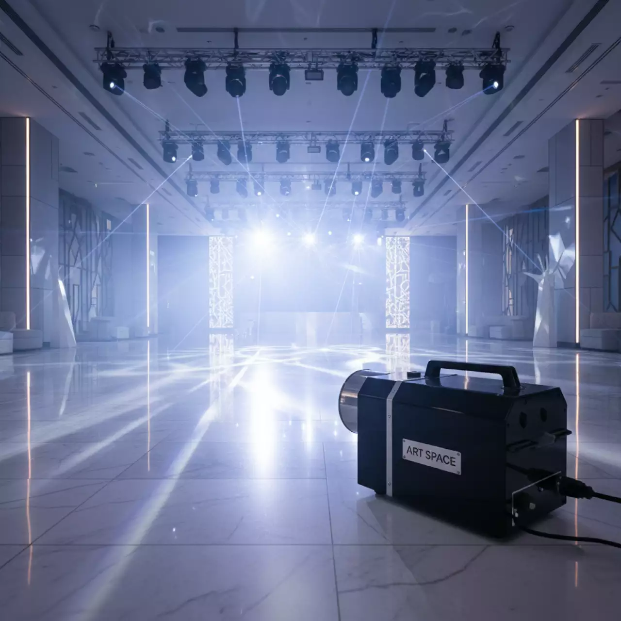 Аренда Дым машина генератор тумана в отеле Radisson Lazurnaya — ART SPACE