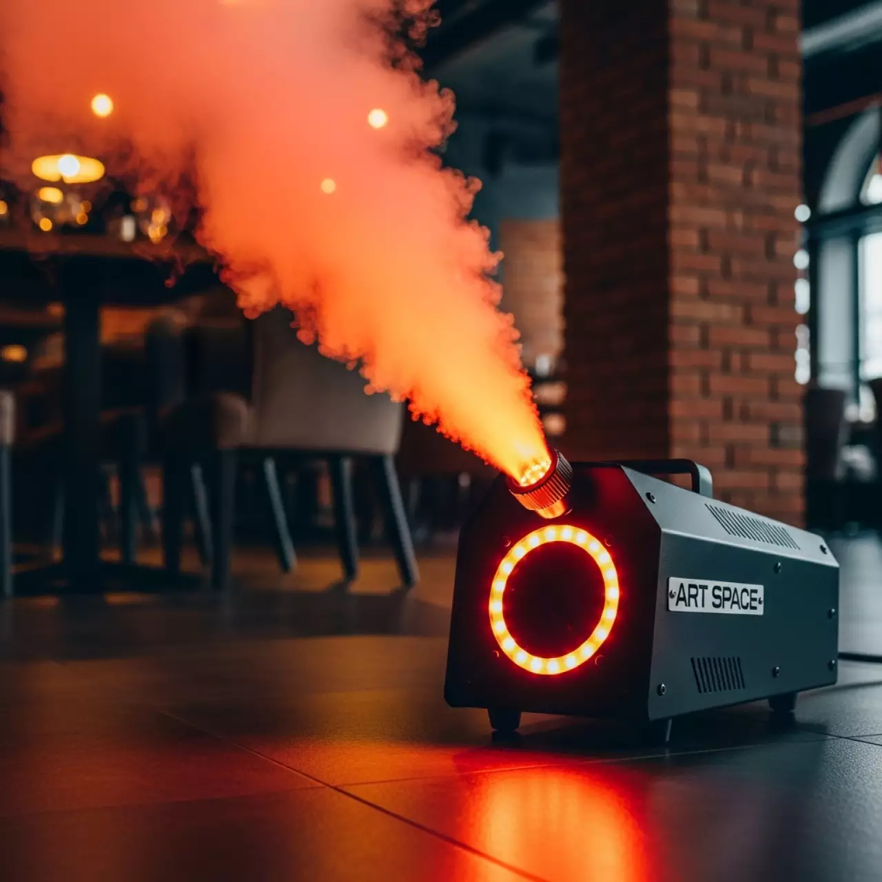 Аренда Дым машина с LED подсветкой в ресторане «Brunello» — ART SPACE