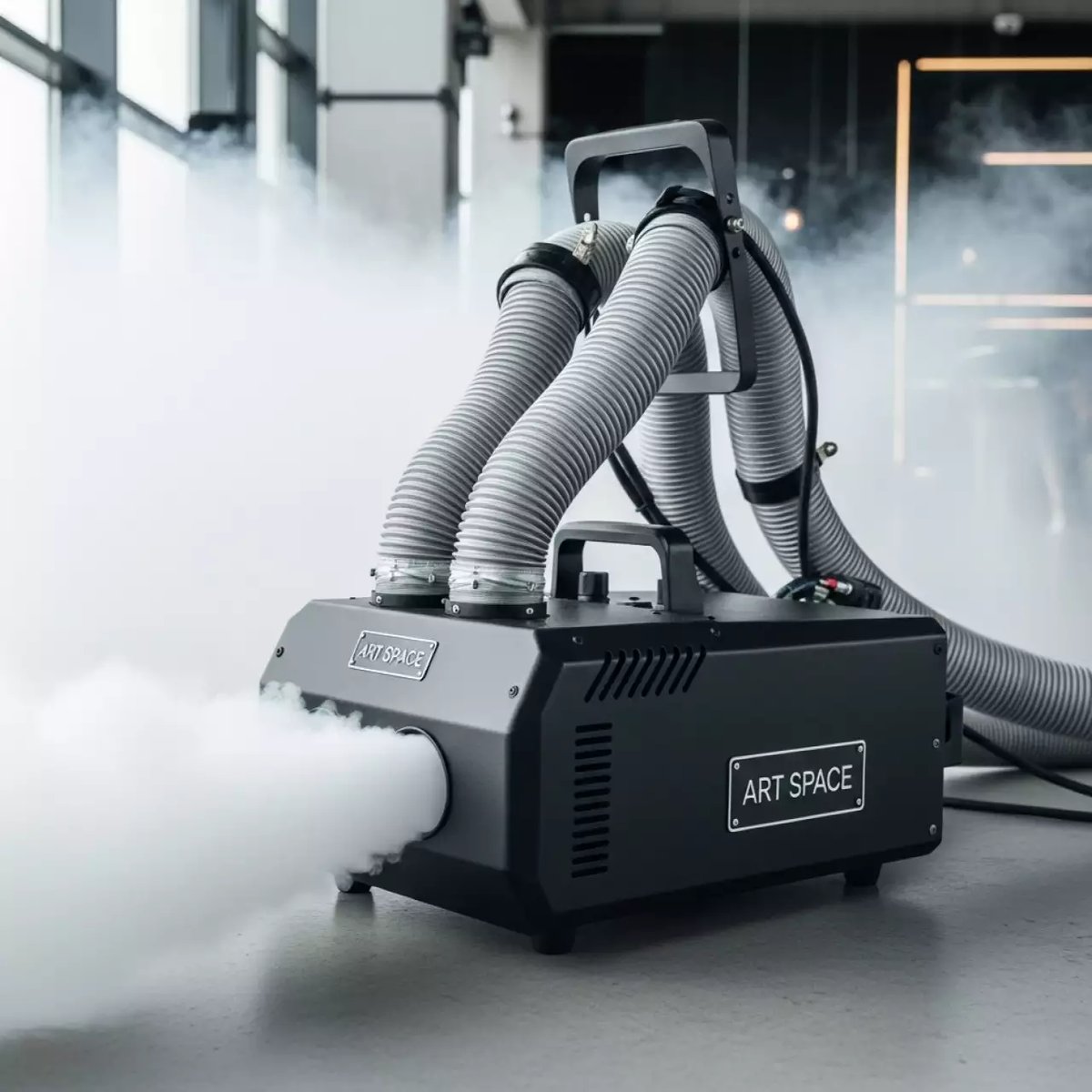 Аренда Дым тяжелый двухжидкостный с двойной гофрой на арене «Фишт» — ART SPACE