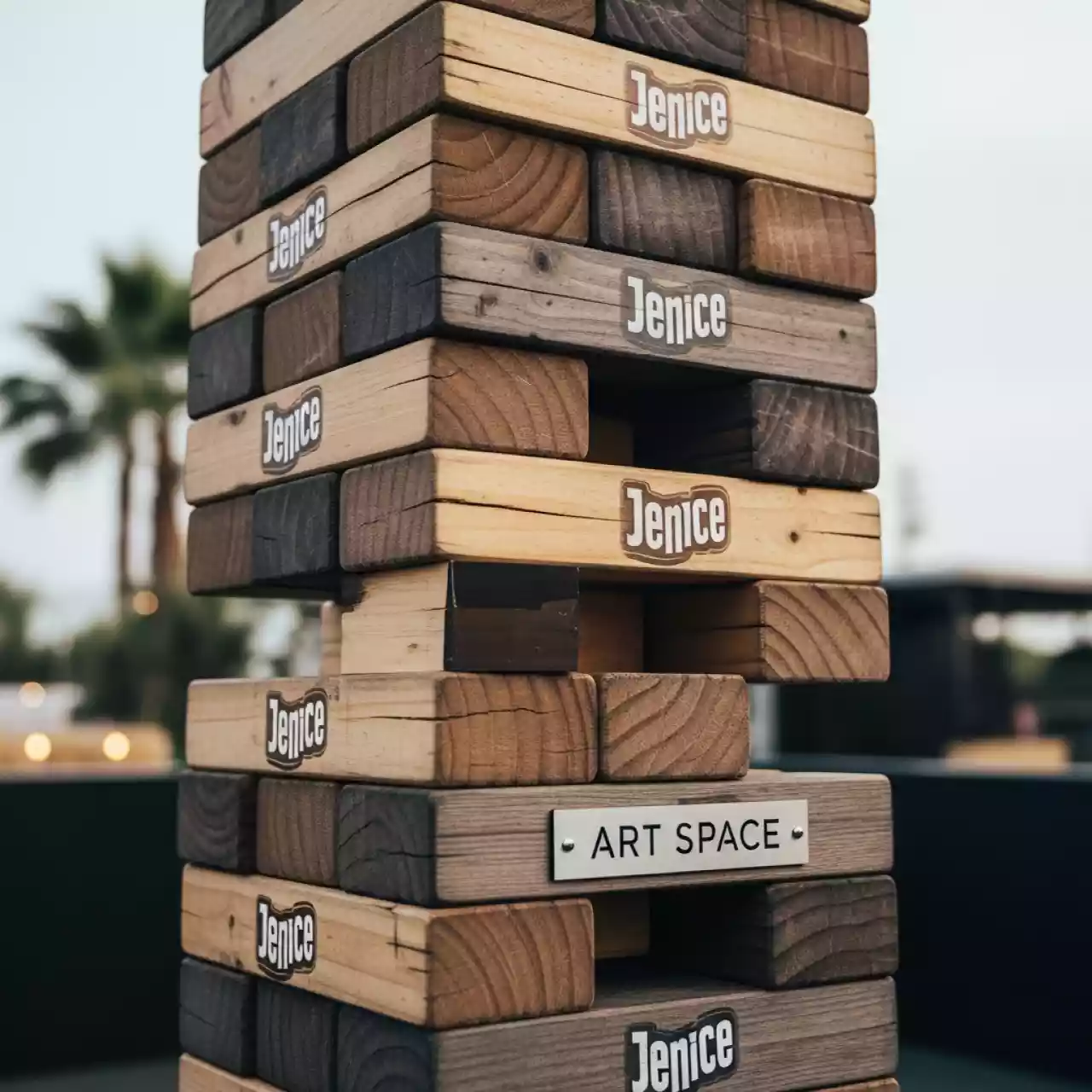 Аренда Дженга большая 1,0 м в Novotel Resort — ART SPACE