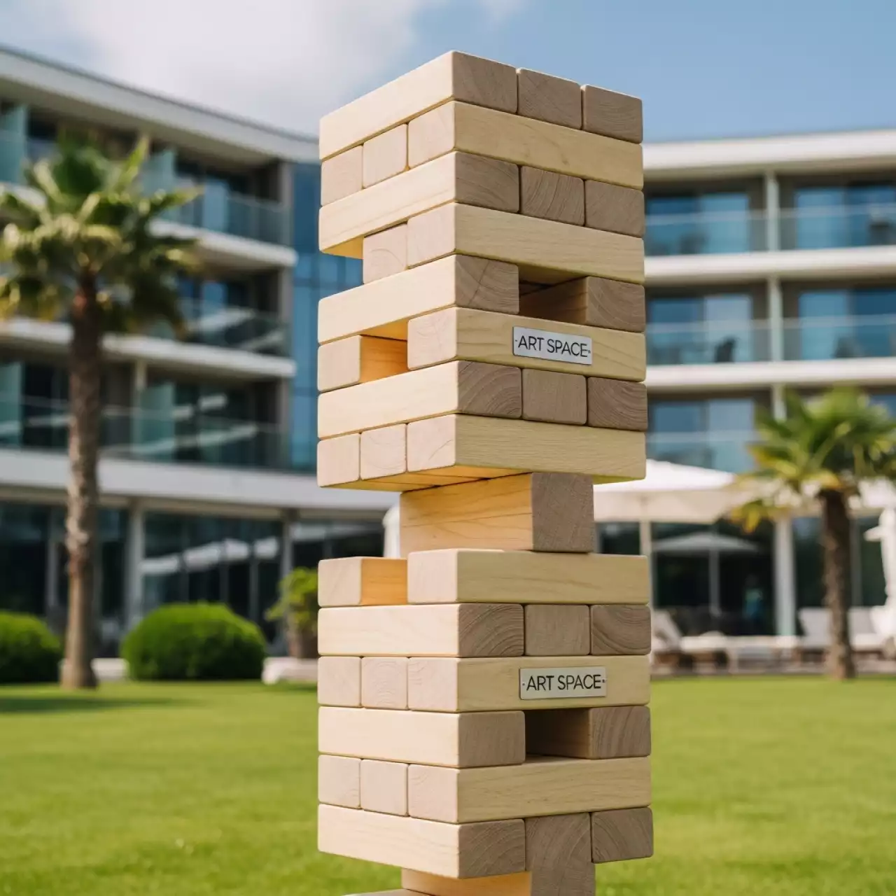 Аренда Дженга XXL 1,8 м в Sport Inn Hotel & Wellness — ART SPACE