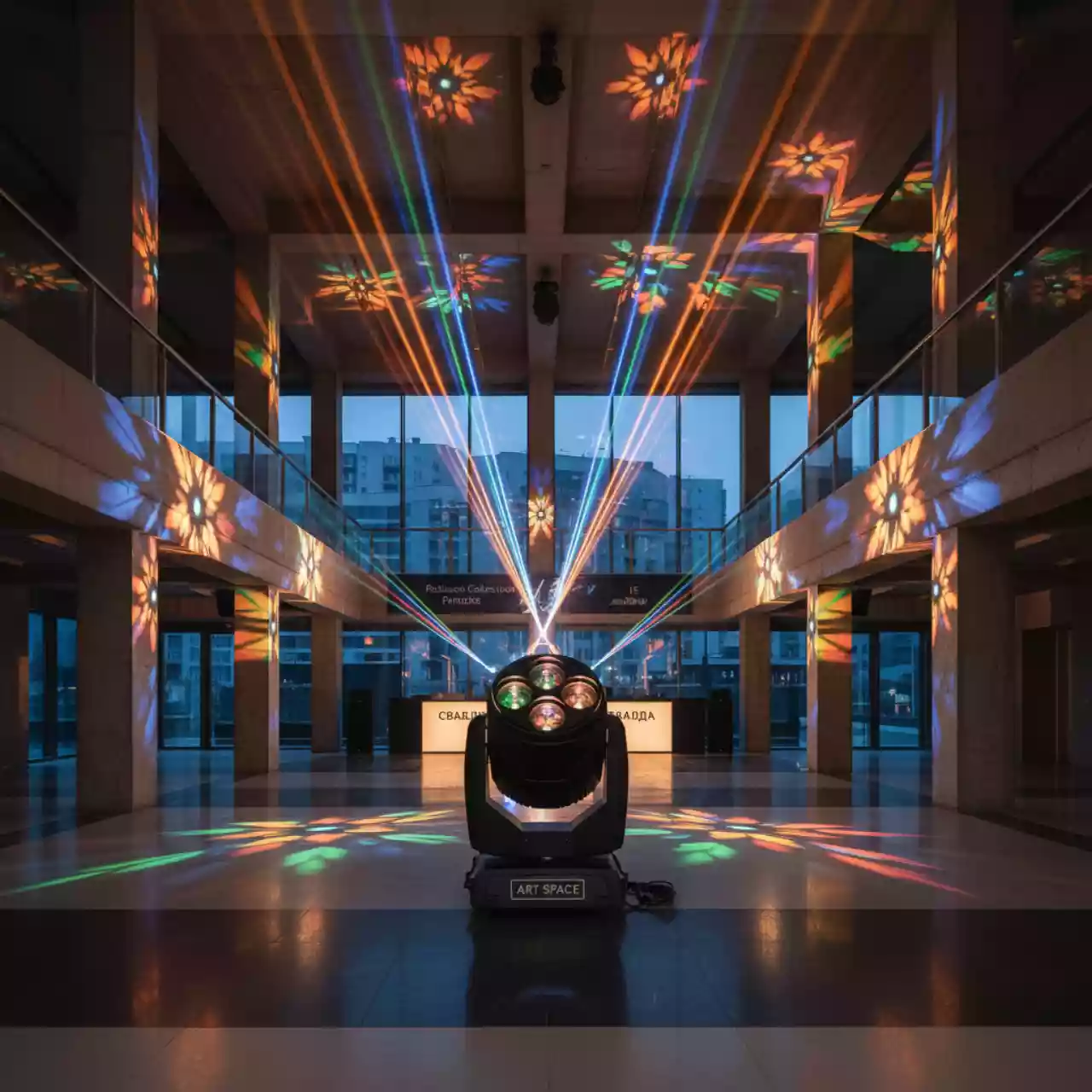 Аренда Эффект световой Цветок Ромашка Звезда в Radisson Collection Paradise — ART SPACE