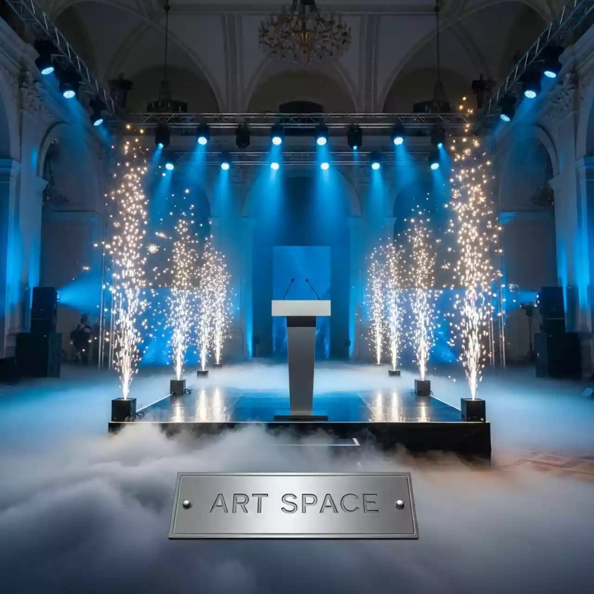 Аренда Эффекты в зале «Чайка» (Морпорт) — ART SPACE