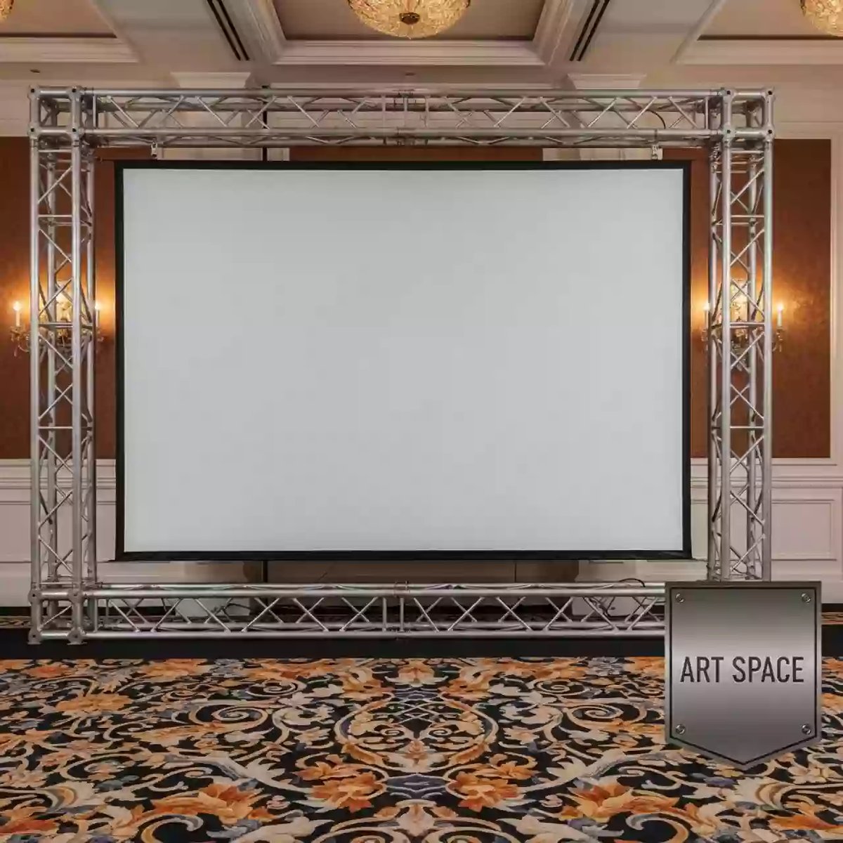 Аренда Экран для проектора 4х3 м в Маринс Парк Отеле — ART SPACE