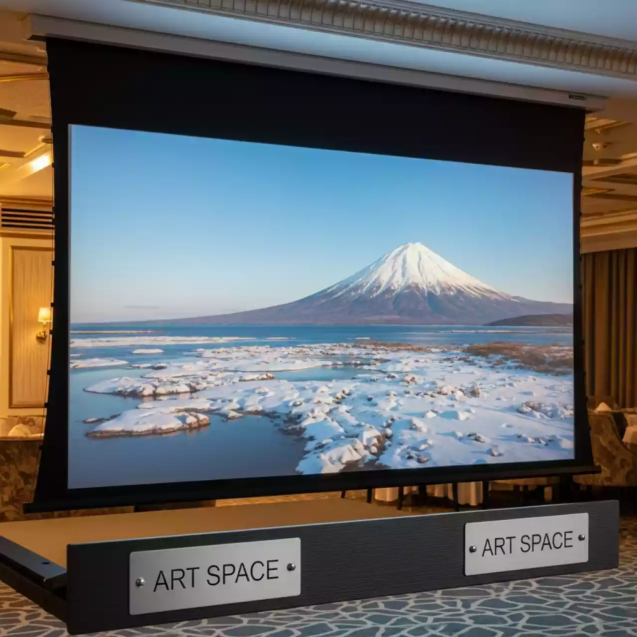 Аренда Экран для проектора Premier Phoenix R 16 9 в ресторане «Brunello» — ART SPACE