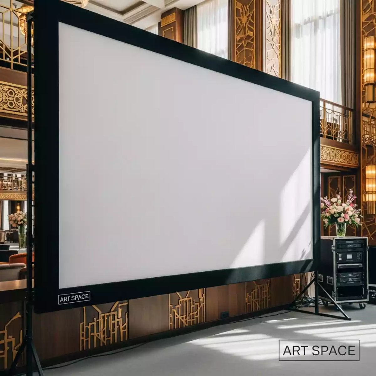 Аренда Экран для проектора с электроприводом Draper Rolleramic NTSC 3 4 376х503 XT1000E MW в Boutique Hotel PORTUM 1905 — ART SPACE