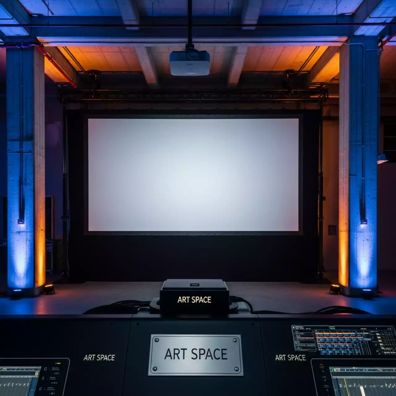 Аренда Экран для проектора с электроприводом Draper Targa 16 10 254х406 в Gamma Sirius — ART SPACE