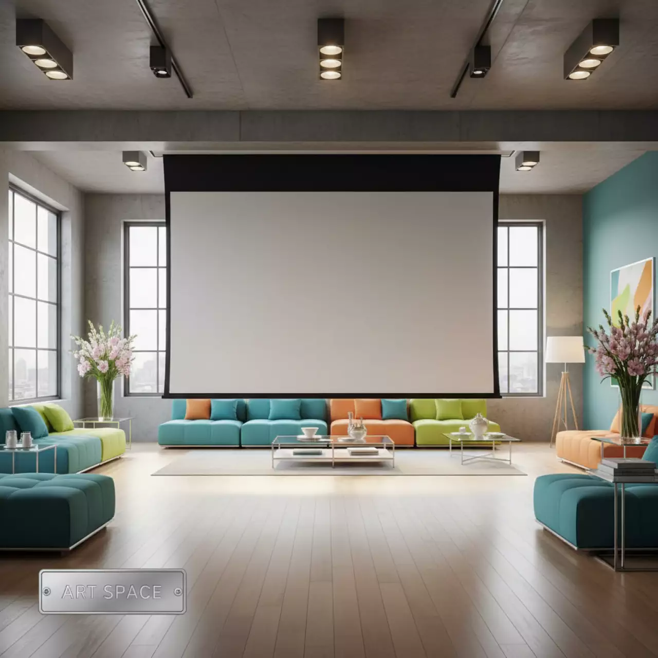 Аренда Экран для проектора с электроприводом Draper Targa HDTV 9 16 240х427 XT1000E MW в лофте «Студия 21» — ART SPACE