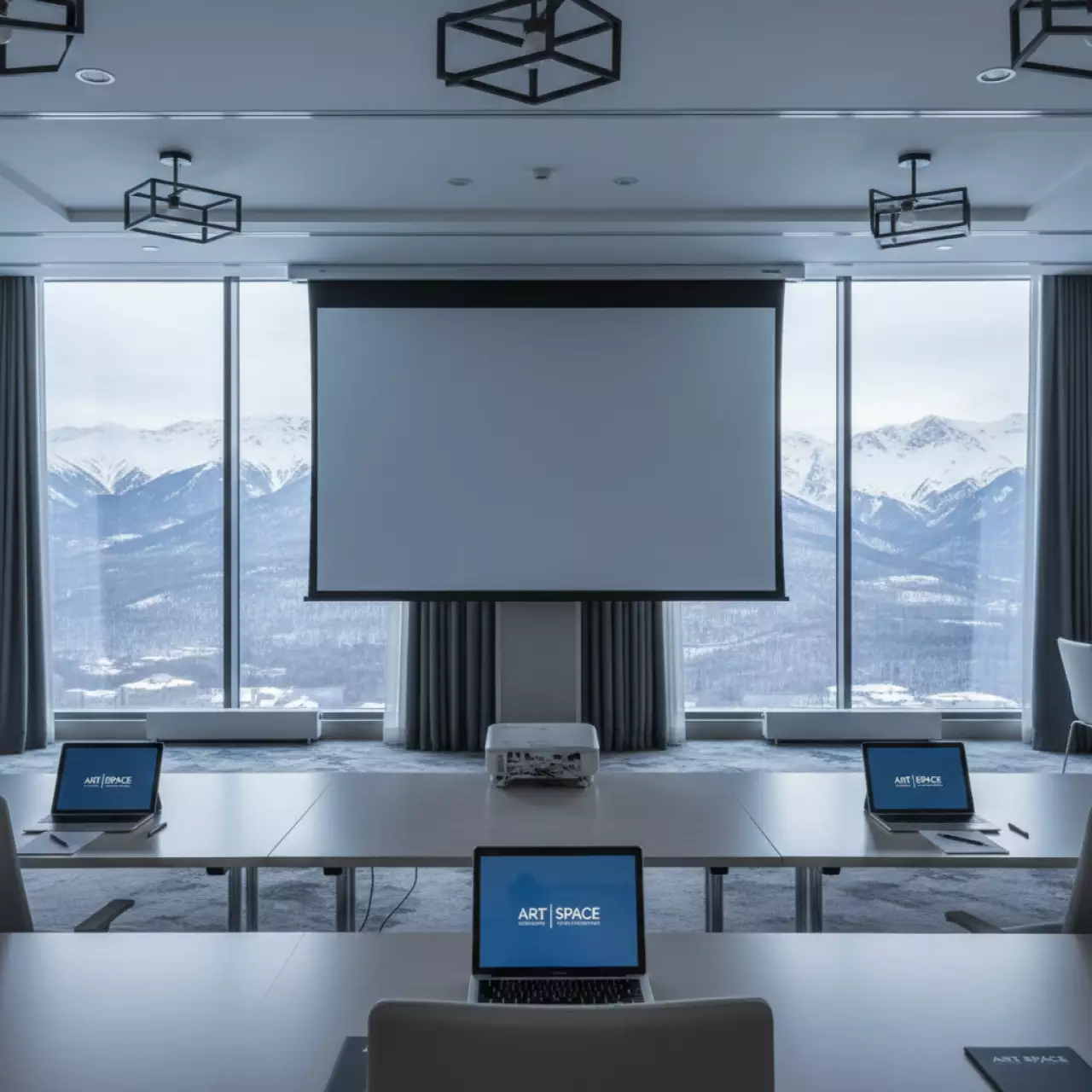 Аренда Экран для проектора с электроприводом Lumien Master Control LMC 100113 16 9 220x184 в Courtyard by Marriott Sochi — ART SPACE