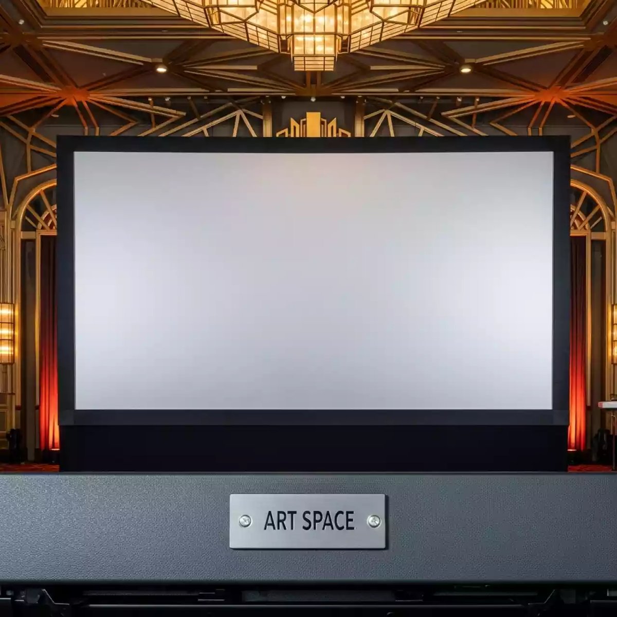 Аренда Экран для проектора с электроприводом Lumien Master Large Control LMLC 100108 16 10 602х388 в Гранд Отель Поляна — ART SPACE