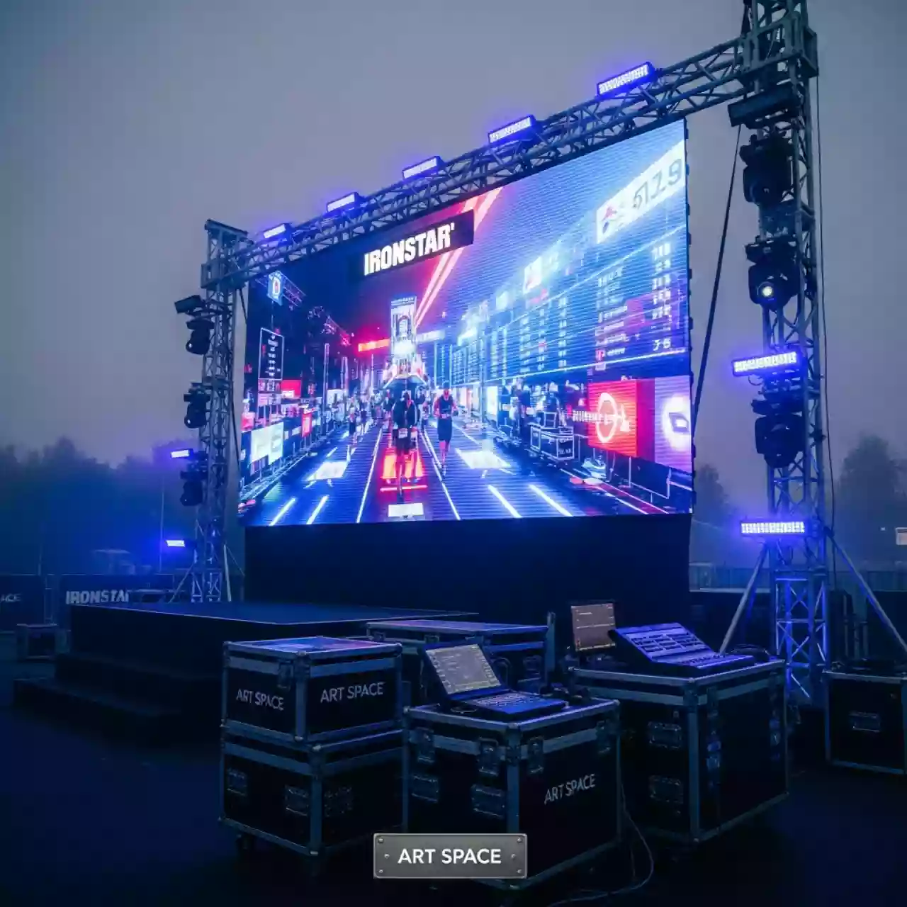 Аренда Экран LED 9х5 м в Маринс Парк Отеле — ART SPACE