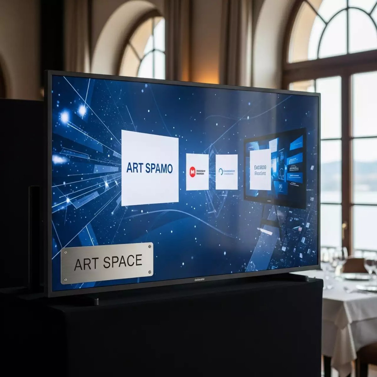 Аренда Экран LED интерьерный для конференции в ресторане «Sanremo» — ART SPACE