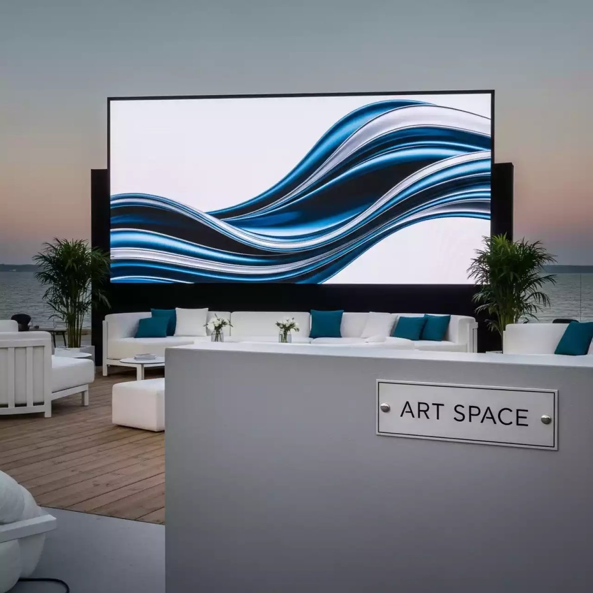 Аренда Экран LED P2.6 для конференции на Имеретинской набережной — ART SPACE