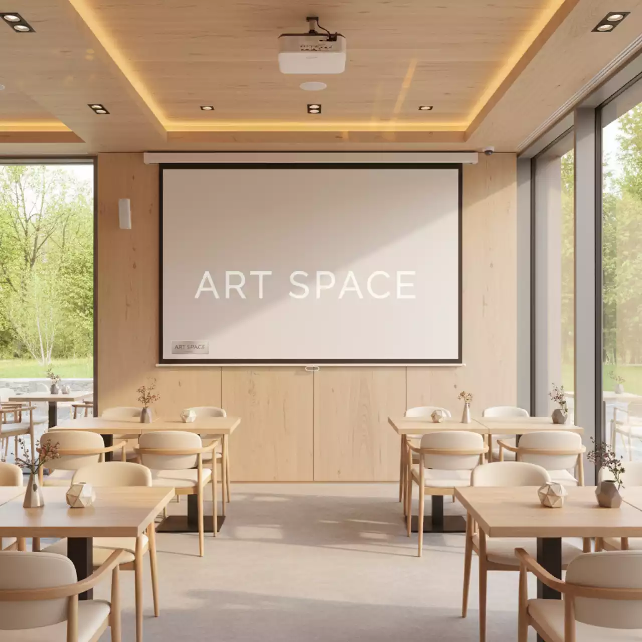 Аренда Экран настенный Lumien Master Picture LMP 100104 1 1 203x203 197x197 MW в ресторане «Sanremo» — ART SPACE